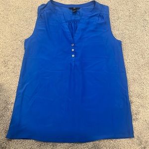 Blue sleeveless top, H&M, size 6